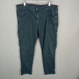 Johnnie O Terry Pants Mens 40x34 Charcoal Gray 5 Pocket Stretch Chino Straight